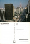 Cartão Postal São Paulo, SP - Vista aérea da Avenida Paulista, Editora Postal Brasil ref. 2, sem uso