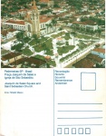 Cartão Postal Perdeneiros, SP - Praça Joaquim de Sales, Foto Valdir  Mazzo, sem uso