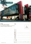 Cartão Postal São Paulo, SP - MASP - Museu de Arte de São Paulo na Avenida Paulista, Editora Postcard ref. 21, sem uso
