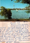 Cartão Postal Hamburgo, Alemanha - Fernsehturm Alemanha (Torre de Televisão 124). usado, circulado  24/08/1969 
