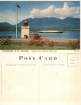Cartão Postal Vancouver, BC, Canadá -  Brockton Point  Lighthouse, Stanley Park, ref. V.N 39, sem uso