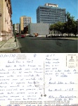 Cartão Postal Porto Alegre, RS - Praça Marechal Deodoro com Palácio do Governo e Assembléia Legislativa, Editora Paranacart ref.  K-1712, usado, datado 13/11/1970