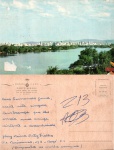 Cartão Postal Porto Alegre, RS -  Vista geral da cidade, Editora Paranacart ref.  GT-35, usado