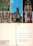 Cartão Postal Petrópolis, RJ - Aspectos Catedral de São Pedro de Alcântara, Editora Colombo ref. 103-V-3, sem uso