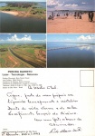 Cartão Postal Pereira Barreto, SP -  Aspectos, usado, datado 20/10/1993