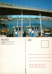 Cartão Postal Macaé, RJ - Ponte Engenheiro Ican Mudim, sobre o Rio Macaé, Editora Mercator ref. 05, sem uso