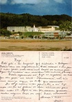 Cartão Postal Florianópolis, SC - Vista do Hospital de Caridade Menino Deus e em 1 plano a nova Escola do Sesc, Editora Mercator ref. E-1426, usado