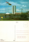 Cartão Postal Brasília, DF - Congresso Nacional, Editora Edicard ref. 300-32, sem uso