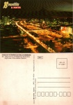 Cartão Postal Brasília, DF- Vista noturna da Plataforma Rodoviária, Editora Brasília Card ref. 36, sem uso