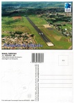 Cartão Postal Uberaba, MG - Vista aérea da pista de pouso e decolagem do Aeroporto, Editora Postais do Brasil ref. 19, sem uso