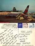 Cartão Postal Montreal, Canadá - Montreal International Airport, usado, circulado  13/09/1969