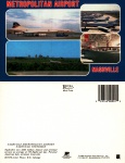 Cartão Postal Nashville, TN, USA - Nashville Metropolitan Airport _, ref. B 17270, sem uso