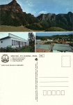 Cartão Postal Grão Pará, SC - Aspectos da cidade: 1- Serra do Corvo Branco, 2- Prefeitura Municipal, 3- Vista panorâmica, Editora Postal Cultural, sem uso
