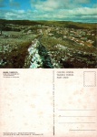 Cartão Postal São Joaquim, SC - Vista parcial em dia de neve, Editora Mercator ref.  E-282, usado, datado 15/04/1973