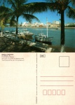 Cartão Postal Macaé. RJ - Iate Clube cim Centro da Cidade ao fundo,  Editora Mercator ref, 01, sem uso