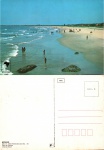 Cartão Postal São Francisco do Sul, SC - Praia de Ubatuba, Editora Edicard ref. 835-10, sem uso