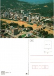 Cartão Postal  Blumenau, SC  Vista aérea, Editora Edicard ref.  821-66, sem uso