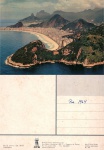 Cartão Postal Rio de Janeiro, RJ - Copacabana, Editor GFB ref. 44, sem uso, porém datado 1964