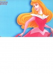 Cartão Postal Disney: Princesa Bela Adormecida, sem uso