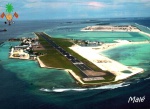 Cartão Postal Malé, Maldivas - Aeroporto, ref. 2020, sem uso