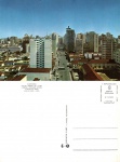Cartão Postal Curitiba, PR - Rua Marechal Floriano - no primeiro plano à direita, a Faculdade Católica e Colégio Santa Maria, Editora Paranacart ref. K-2045, sem uso
