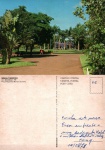 Cartão Postal Maringá, PR - Praça Napoleão Moreira da Silva, Editora Mercator ref. 02, usado, datado 25/08/1973