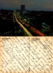 Cartão Postal Foz do Iguaçu, PR -  Avenida Brasil à noite, Editora Mercator ref. 31, usado Páscoa de 1979