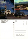 Cartão Postal Morretes, PR - Aspectos da cidade: 1- Igreja Matriz N, S. do Porto, 2- Vista parcial do centro, 3- Praça Rocha Pombo,+ Editora Postal Cultural, sem uso