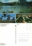 Cartão Postal Montes Claros, MG - Aspectos da cidade: 1- Parque Municipal, 2- Parque de Exposição, 3- Vista noturna, Editora Postal Cultural, sem uso