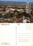 Cartão Postal Montes Claros, MG - Vista aérea da Praça Dr. Carlos, Editora Ambrosiana ref. 6180, sem uso
