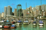 Cartão Postal Hong Kong, Hong Kong (China) -  The typhoon shelter at Causeway Bay, sem uso