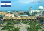Cartão Postal San Salvador, El Salvadoir - Vista parcial, ref. SAL04, sem usoi