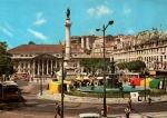 Cartão Postal Lisboa, Portugal - Praça de D. Pedro IV (Rossui), ref; 704, sem uso