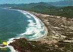 Cartão Postal Florianópolis, SC - Praia da Joaquina, Editora Educard ref. 820-83, usado, circulado  17/04/1995