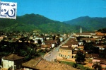 Cartão Postal Jaraguá do Sul Vista parcial da cidade, Editora Paranacart ref., usado, circulado 09/01/1978