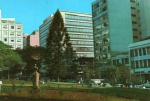 Cartão Postal Londrina, PR - Praça Marechal Floriano, Editora Paranacart ref.33, sem uso
