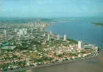 Cartão Postal Aracajú, SE - Vists s´rtrs, Editora Mercator ref. 34, usado, circulado 08/04/1985