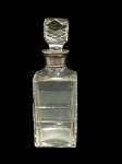 Antiga garrafa em cristal lapidado - 25,5 cm alt. 
