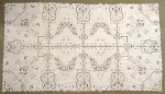 Toalha vintage ilha da madeira, 276 x 164 cm (usada - manchas brandas do tempo - favor verificar)