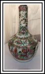 FAMÍLIA ROSA - COMPANHIA DAS ÍNDIAS - Grande Vaso século 18, original, cerca do ano de 1738, muito r