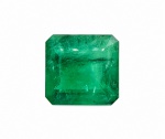 Esmeralda Verde 3,41 ct 100% Natural. Peso total: 3,41 ct. Dimensão: 9,45 x 8,9 mm. Cor: Verde . Lapidação: Retangular Facetada. Quantidade : 1 unidade. Código: F-3460