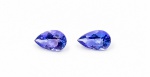 Tanzanita Roxo 0,78 ct 100% Natural. Peso total: 0,78 ct. Dimensão: 5 x 3 x  mm. Cor: Roxo . Lapidação: trilho facetado. Quantidade : 2 unidades. . Tratamento: 100% Natural . Código: F-394