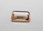 Morganita Pessego 3,33 ct 100% Natural, Peso total: 3,33 ct, Dimensão: 12,72 x 7,55 x 4,11 mm, Cor: Pessego , Lapidação: Retangular , Tratamento: 100% natural , Código: F-815