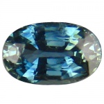 Safira  Azul  0,31 ct 100% Natural. Peso total: 0,31 ct. Dimensão: 4,99 x 3,09 x 2,24 mm. Cor: Azul  . Lapidação: Oval facetada  . Tratamento: 100% Natural . Código: F-1499