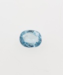 Zircão  Azul 3,32 ct 100% Natural. Peso total: 3,32 ct. Dimensão: 9 x 7,2 x  mm. Cor: Azul . Lapidação: Oval. Quantidade : 1 unidades. . Tratamento: 100% Natural . Código: F-2540