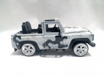 Carrinho de brinquedo fundido à pressão (diecast) em escala 1:32, apresentando uma pintura camuflada cinza e preta. O veículo possui portas que abrem e rodas traseiras com força de retorno. Construído em metal e plástico ABS. Detalhes conforme fotos, _(ºLº)_ Caso necessite, tire todas suas dúvidas via atendimento personalizado por WhatsApp: (11) 98681-9377. Não deixe para última hora! Antecipadamente agradecemos pelo seu lance. Sem testes ou garantias futuras de originalidade, funcionalidade, material ou procedência.