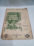 Antiga partitura brasileira para acordeom da música tema do filme `O Maior Espetáculo da Terra` (1952), dirigida por Cecil B. DeMille. A partitura foi publicada pela Todamérica Música Ltda e apresenta arranjos para acordeom solo ou dois acordeons por G. Gobi. Detalhes conforme fotos, _(ºLº)_ Caso necessite, tire todas suas dúvidas via atendimento personalizado por WhatsApp: (11) 98681-9377. Não deixe para última hora! Antecipadamente agradecemos pelo seu lance. Sem testes ou garantias futuras de originalidade, funcionalidade, material ou procedência.