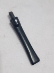 Bocal de acrílico preto para cachimbo de tabaco, apresentando um pequeno ponto branco decorativo. Detalhes conforme fotos, _(ºLº)_ Caso necessite, tire todas suas dúvidas via atendimento personalizado por WhatsApp: (11) 98681-9377. Não deixe para última hora! Antecipadamente agradecemos pelo seu lance. Sem testes ou garantias futuras de originalidade, funcionalidade, material ou procedência.