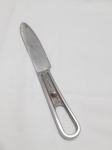 EBERLE - Faca do kit Talher articulado de inox, comumente utilizado em conjuntos de camping ou kits militares do Exército Brasileiro, da marca Eberle Inox. Detalhes conforme fotos, _(ºLº)_ Caso necessite, tire todas suas dúvidas via atendimento personalizado por WhatsApp: (11) 98681-9377. Não deixe para última hora! Antecipadamente agradecemos pelo seu lance. Sem testes ou garantias futuras de originalidade, material, legitimidade ou procedência.