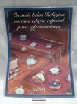 Página de rosto da coleção Salvat de relógios de bolso. A coleção apresenta relógios de bolso de época, em edições especiais para colecionadores. Detalhes conforme fotos, _(ºLº)_ Caso necessite, tire todas suas dúvidas via atendimento personalizado por WhatsApp: (11) 98681-9377. Não deixe para última hora! Antecipadamente agradecemos pelo seu lance. Sem testes ou garantias futuras de originalidade, material ou procedência.